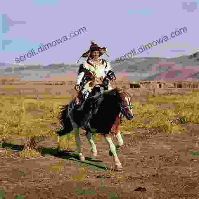 A Group Of People Riding Horses Through The Mongolian Steppe Across The Open Steppe: A Month In Mongolia (Adventure Travel 3)