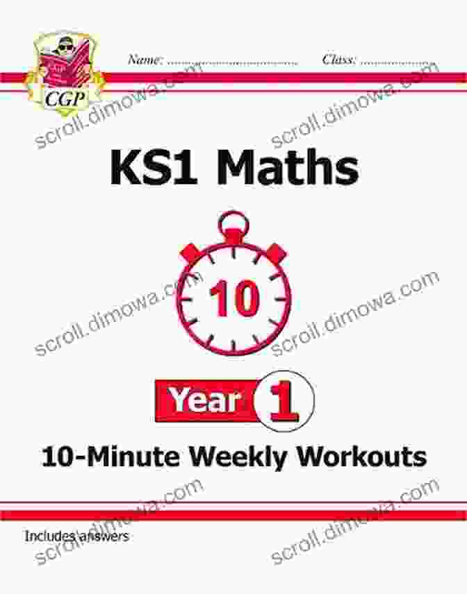 Cover Of KS1 Maths 10 Minute Weekly Workouts Year Book KS1 Maths 10 Minute Weekly Workouts Year 1