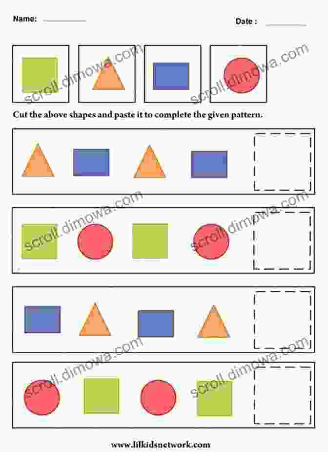 Facebook Colour Shape Pattern Maths Activity For Ages 3 5