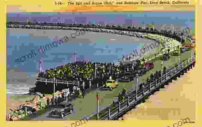 The Iconic Long Beach Pier, Circa 1940s. Long Beach In Vintage Postcards